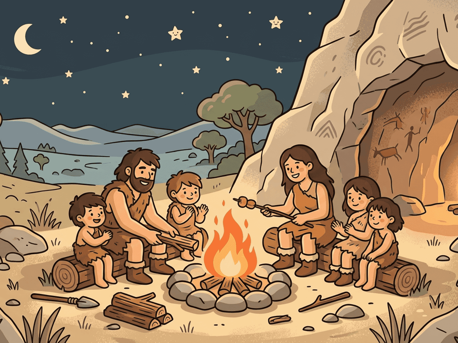 Earliest camp centers